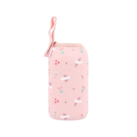 Botella acero 500 ml con funda Blossom Birds de Tutete