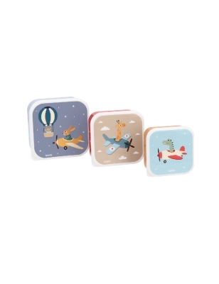 Pack 3 cajas almuerzo Planes de Tutete