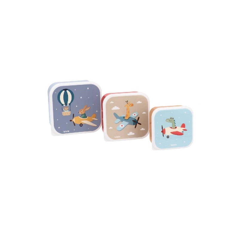 Pack 3 cajas almuerzo Planes de Tutete
