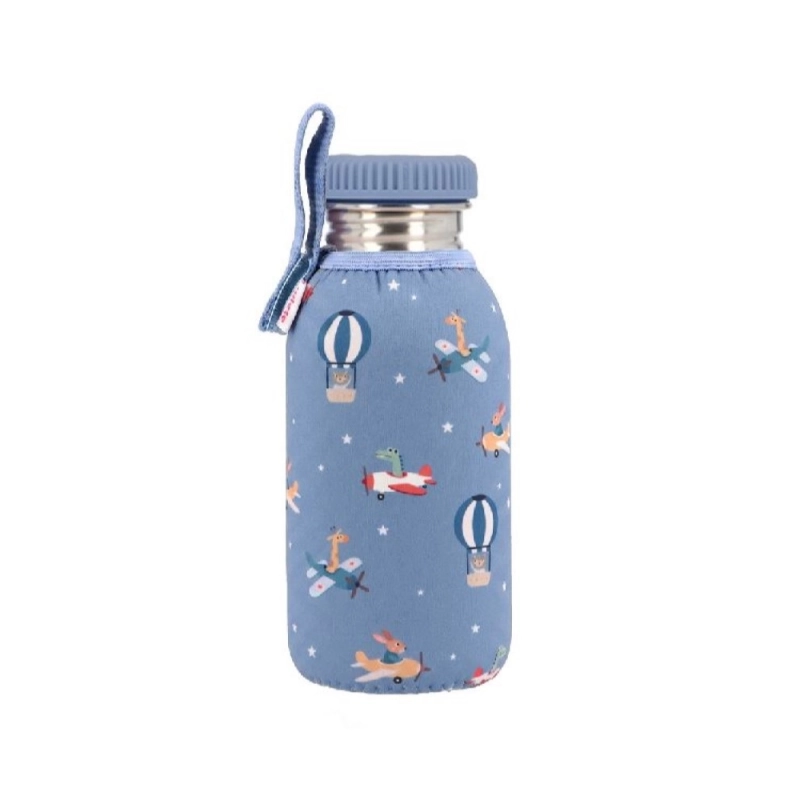 Botella de acero con funda 500 ml Planes de Tutete
