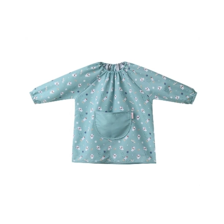 Babi impermeable bolsillo central Pandas in Space de Tutete