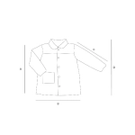 Babi impermeable con botones Pandas in Space de Tutete