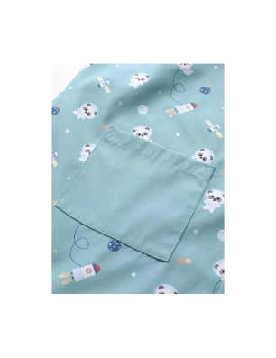 Babi impermeable con botones Pandas in Space de Tutete
