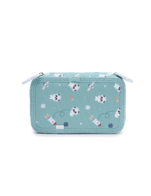 Estuche plumier doble Pandas in Space de Tutete