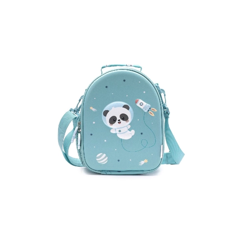 Bolsa merienda térmica 3D Pandas in Space de Tutete