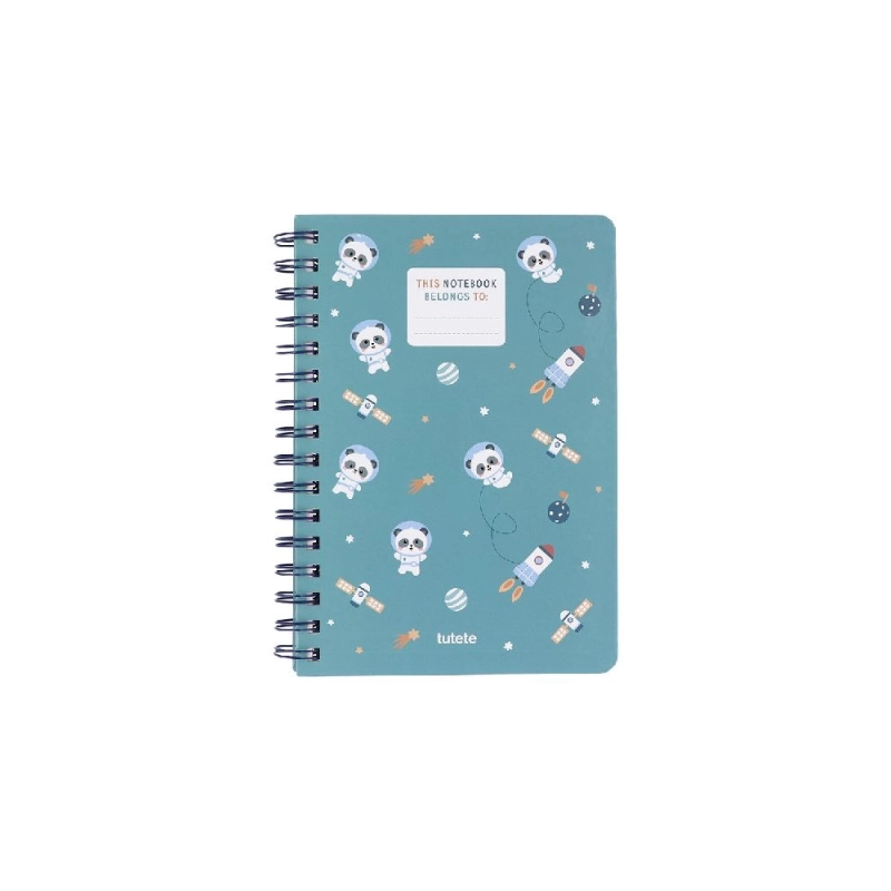 Libreta Pandas in Space de Tutete
