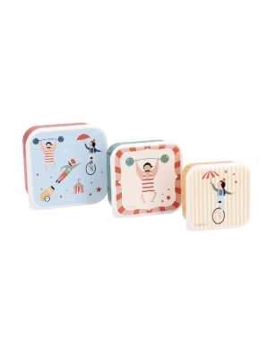 Pack 3 cajas de almuerzo Circus Show de Tutete