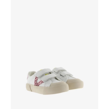 Deportivas Tribu Tiras Efecto Piel y Glitter de Victoria