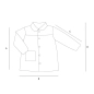 Babi impermeable con botones The Wooden Boy de Tutete