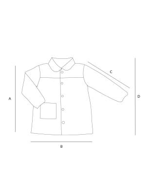Babi impermeable con botones The Wooden Boy de Tutete