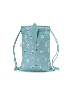 Mochila Saco Tela Pandas In Space de Tutete