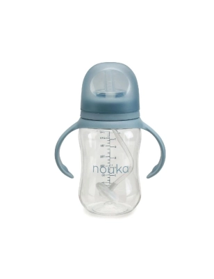 Taza antiderrame con pajita flexible 240 ml de Noüka