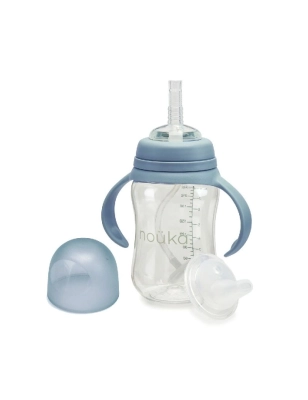 Taza antiderrame con pajita flexible 240 ml de Noüka