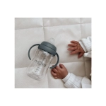 Taza antiderrame con pajita flexible 240 ml de Noüka