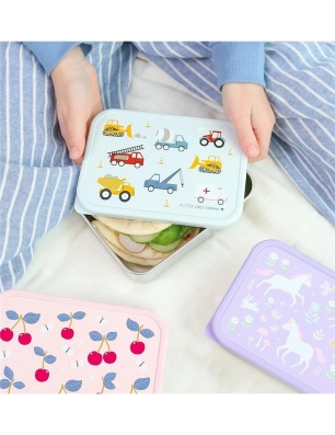 Caja Merienda Acero de A Little Lovely Company
