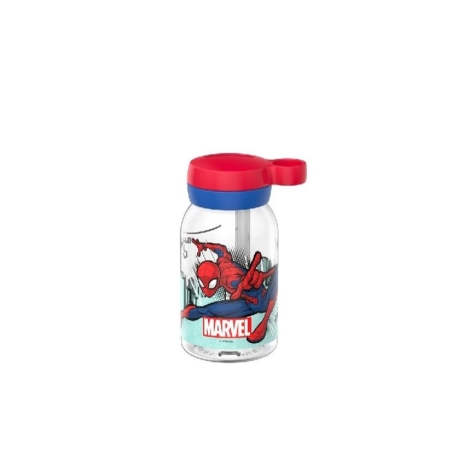 Botella con pajita 450 ml Spiderman Mepal