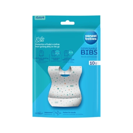 Baberos Impermeables Desechables de Canpol Babies