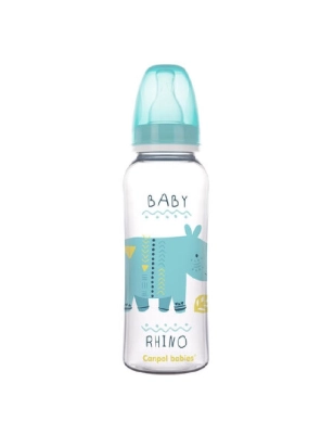 Biberón de Boca Estrecha Africa 250ml de Canpol Babies