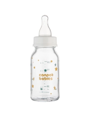 Biberón Cristal 120ml de Canpol Babies