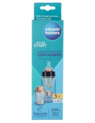 Contenedor de Leche en Polvo 3 Unidades de Canpol Babies
