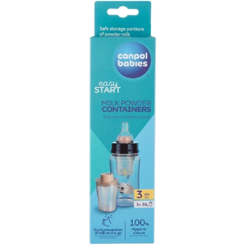 Contenedor de Leche en Polvo 3 Unidades de Canpol Babies
