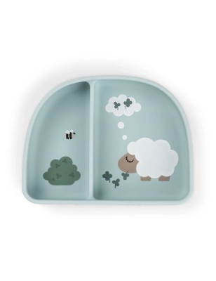 Bol con compartimentos ventosa Tiny Farm de Done by Deer