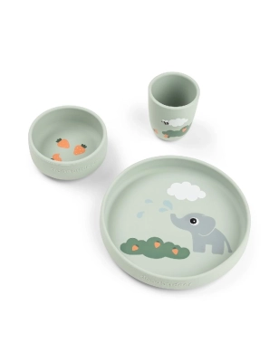 Set vajilla con ventosa Tiny Farm de Done by Deer