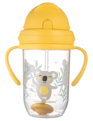 Vaso Antiderrames con Pajita Animales Exóticos de Canpol Babies