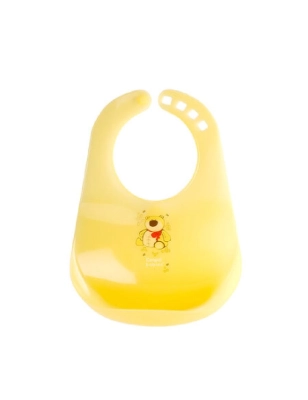 Babero Plástico Amarillo de Canpol Babies