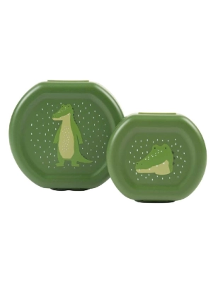 Pack 2 Fiambreras con Clip Mr. Alligator de Trixie
