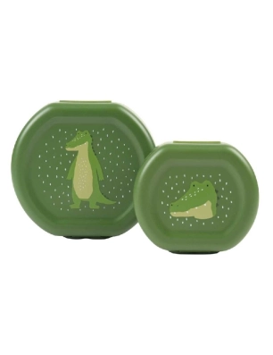 Pack 2 Fiambreras con Clip Mr. Alligator de Trixie