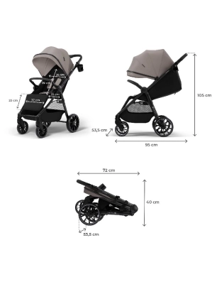 Silla de Paseo Grande 2 de Kinderkraft Beige