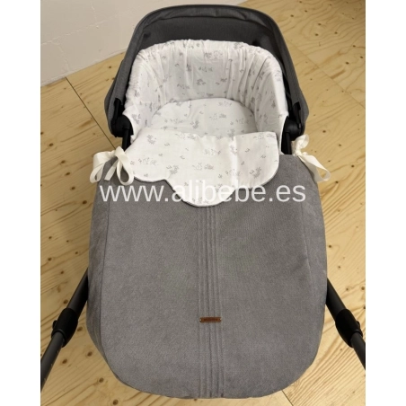 Saco capazo Telma 3 usos Multiposiciones de Uzturre Gris