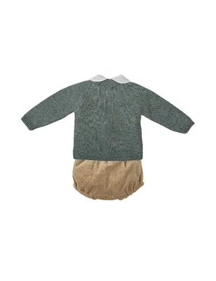 Conjunto Con Capota Tricotosa De Babidu