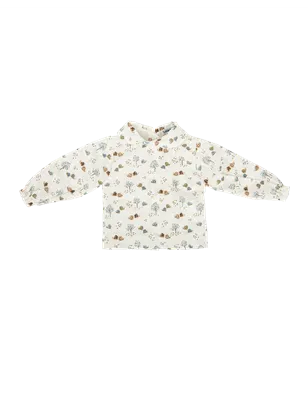 Camiseta Cuello Bebe Manga Larga Natura De Babidu