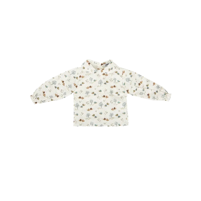 Camiseta Cuello Bebe Manga Larga Natura De Babidu