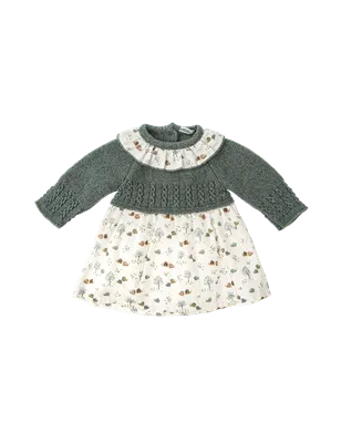 Vestido Con Capota Natura De Babidu
