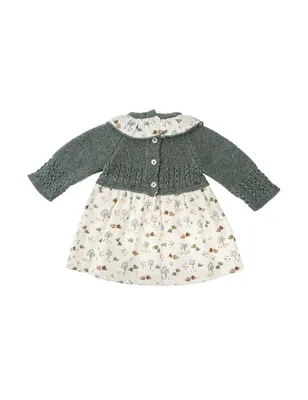 Vestido Con Capota Natura De Babidu
