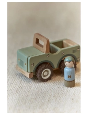Coche madera Safari Friends de Little Dutch