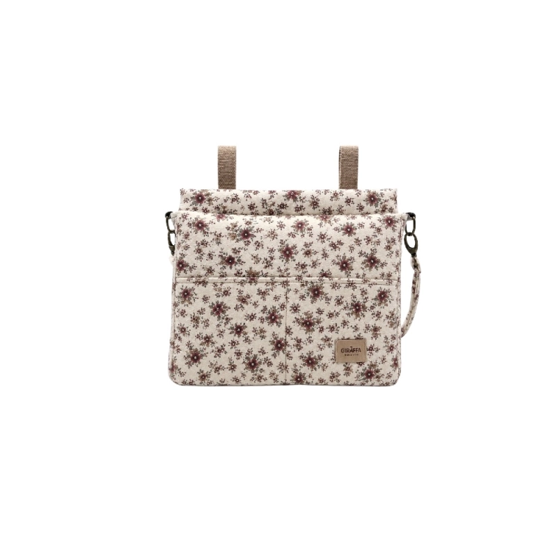 Bolsa Walk Alma de Giraffa Bianca e Blu