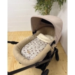 Saco cuco redondo Alma Interior polar de Giraffa Bianca e Blu