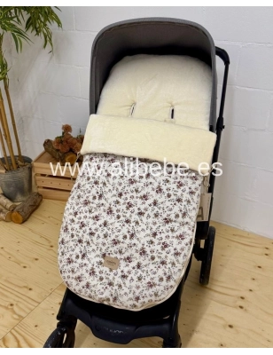 Saco Silla Buga Alma Pelo de Giraffa Bianca e Blu