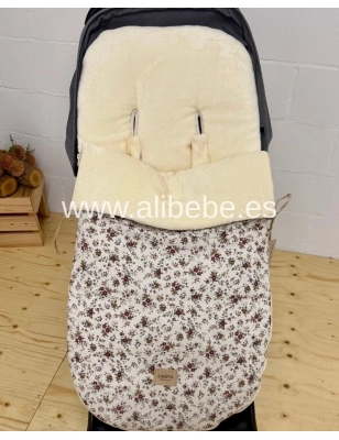 Saco Silla Buga Alma Pelo de Giraffa Bianca e Blu