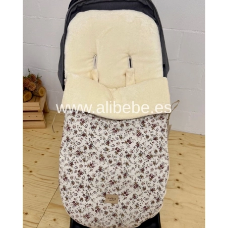 Saco Silla Buga Alma Pelo de Giraffa Bianca e Blu