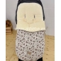 Saco Silla Buga Alma Pelo de Giraffa Bianca e Blu