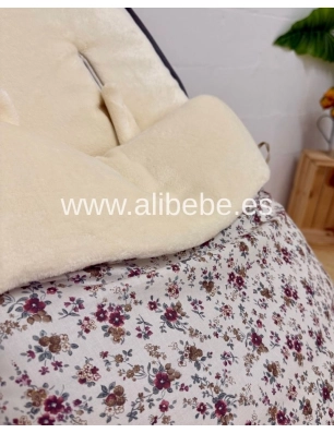 Saco Silla Buga Alma Pelo de Giraffa Bianca e Blu