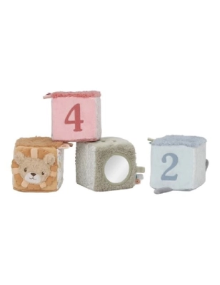 Cubos blandos Safari Friends de Little Dutch