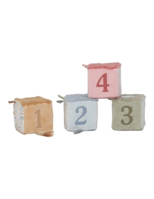 Cubos blandos Safari Friends de Little Dutch