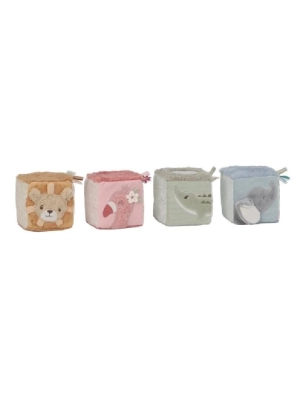 Cubos blandos Safari Friends de Little Dutch