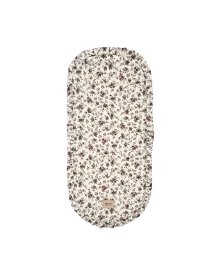 Colchoneta para capazo con volante Alma de Giraffa Bianca e Blu